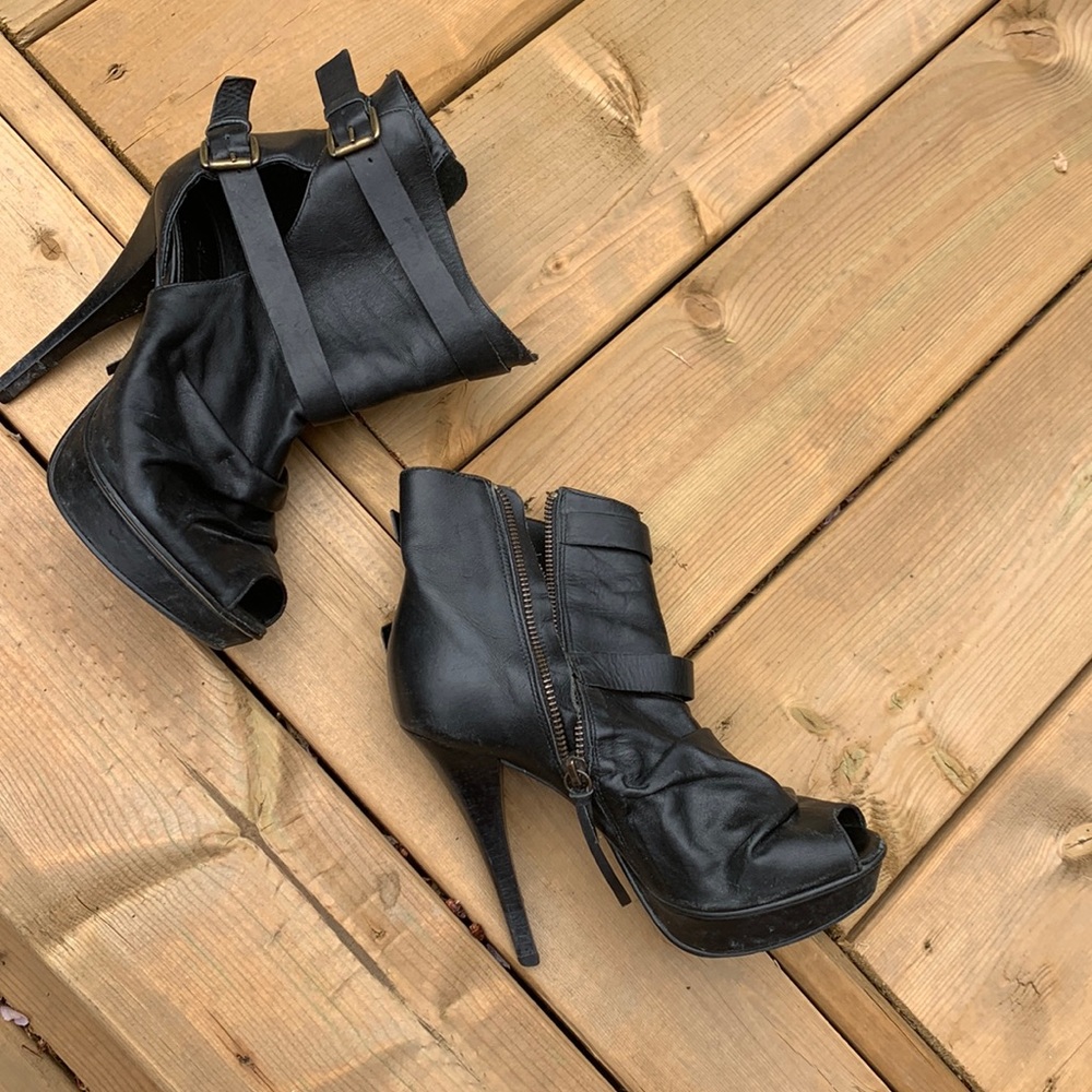 Aldo leather heels size 36
